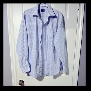 Arrow Light Blue Plaid Casual Shirt